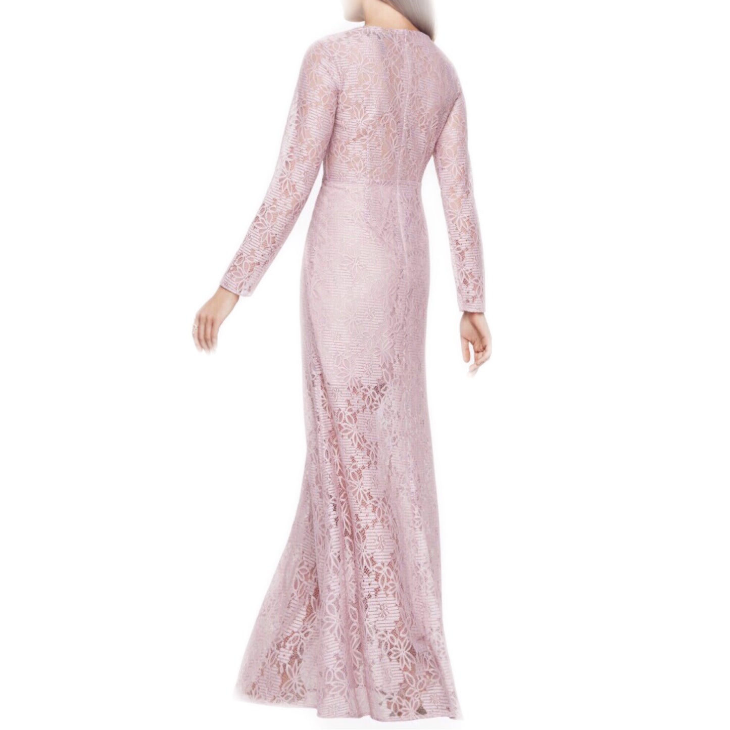 Vestido Lila de Encaje BCBG