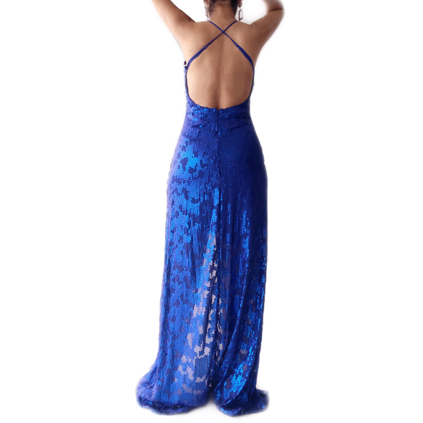 Vestido Cruzado de Lentejuelas
