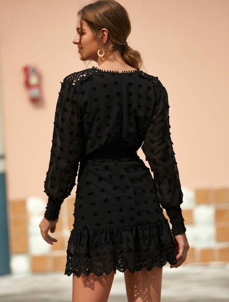 Vestido Negro Vaporoso