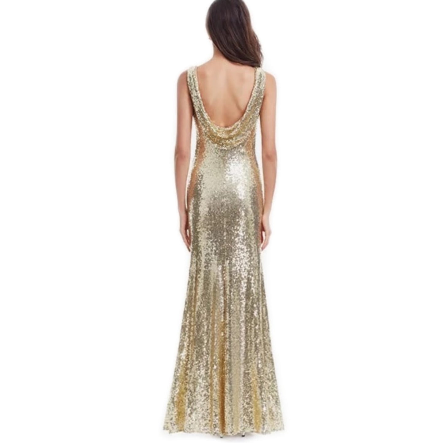 Vestido Dorado de Lentejuelas