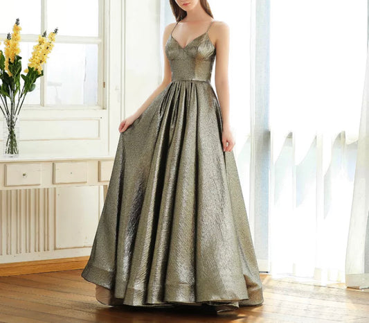 Vestido Dorado Ampon